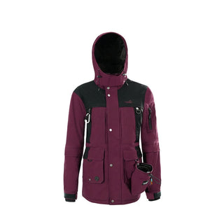 New Waterproof Original Winter Jacket Lady (Burgundy/Black)