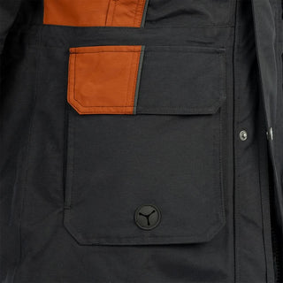 New Waterproof Original Winter Jacket Lady (Anthracite/Burnt Orange)