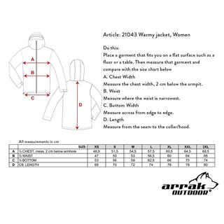 Warmy Synthetic Down Lady jacket (Gold)