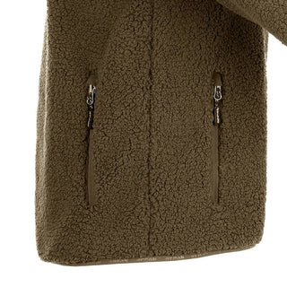 Sherpa Fleece Jacket for Women (Olive)