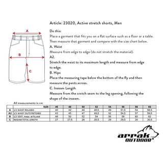 Active Stretch Shorts Men (Black)