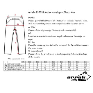 Active Stretch Pants Men's Olive (Short)