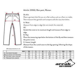 Technical Lady Rain Pants (Black)