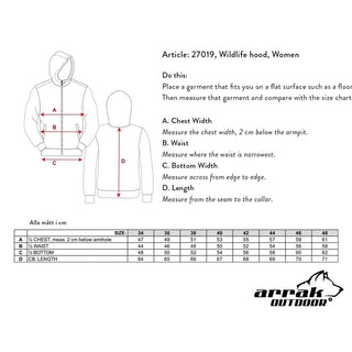 Wildlife Hood Jacket Lady (Anthracite)