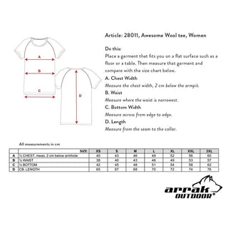 Merino Wool & Bamboo Lady Top (Short Sleeve)