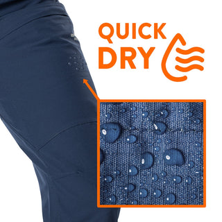 Quick Dry Pant Men (Navy) Short Length