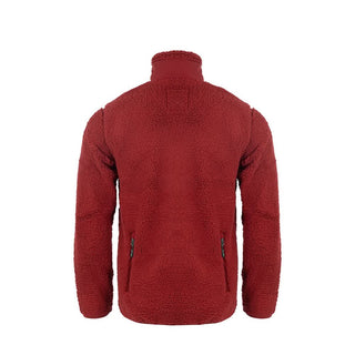 Sherpa Fleece Jacket for Men (Dark Red)