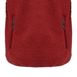 Sherpa Fleece Jacket for Men (Dark Red)