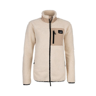 Sherpa Fleece Jacket for Women (Off-White)
