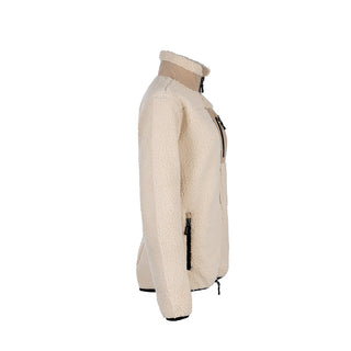 Sherpa Fleece Jacket for Women (Off-White)