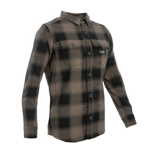 Canada Flannel Long-Sleeve Lady (Brown) - Arrak Outdoor USA