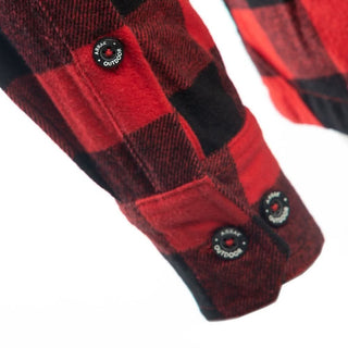 Canada Flannel Long-Sleeve Lady (Red) - Arrak Outdoor USA