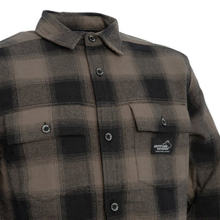 Canada Flannel Long-Sleeve Men's (Brown) - Arrak Outdoor USA