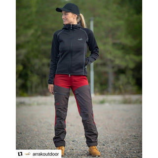 Hybrid Pants Lady (Red) - Arrak Outdoor USA