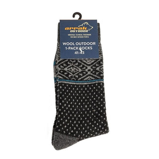 Arrak Outdoor's Wool Sock (Black) - Arrak Outdoor USA