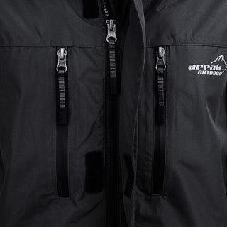 Protective Rain Jacket Men (Black) - Arrak Outdoor USA