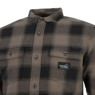 Flannel Insulated shirt Men (Brown) - Arrak Outdoor USA