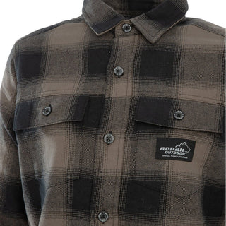 Flannel Insulated shirt Lady (Brown) - Arrak Outdoor USA
