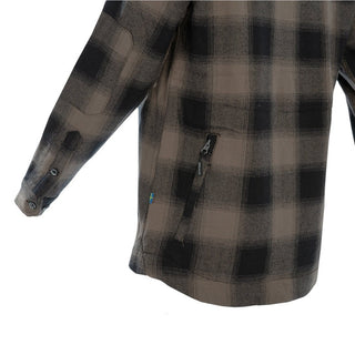 Flannel Insulated shirt Lady (Brown) - Arrak Outdoor USA