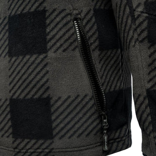 Canada Unisex Fleece Jacket (Antracite) - Arrak Outdoor USA