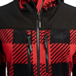 Canada Unisex Fleece Jacket (Red) - Arrak Outdoor USA