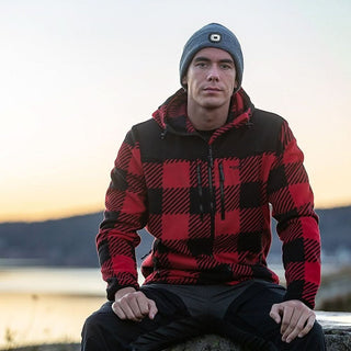 Canada Unisex Fleece Jacket (Red) - Arrak Outdoor USA