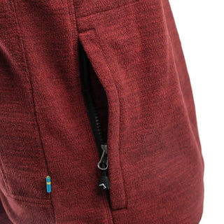 Hiker Fleece Jacket Lady (Dark Red Mélange) - Arrak Outdoor USA