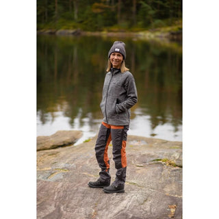 Hiker Fleece Jacket Lady (Gray Mélange) - Arrak Outdoor USA
