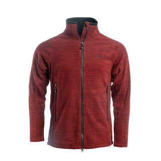 Hiker Fleece Jacket Men (Dark Red Mélange) - Arrak Outdoor USA