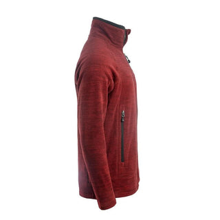 Hiker Fleece Jacket Men (Dark Red Mélange) - Arrak Outdoor USA