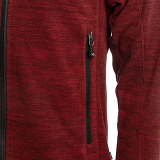 Hiker Fleece Jacket Men (Dark Red Mélange) - Arrak Outdoor USA