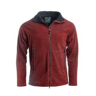 Hiker Fleece Jacket Men (Dark Red Mélange) - Arrak Outdoor USA