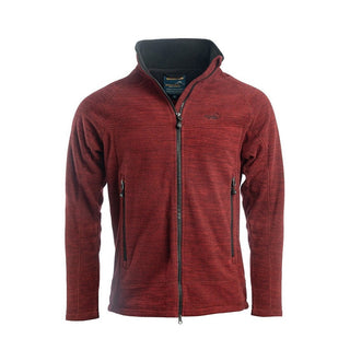 Hiker Fleece Jacket Men (Dark Red Mélange) - Arrak Outdoor USA