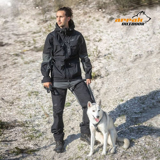 Hybrid Men's Jacket (Black) - Arrak Outdoor USA
