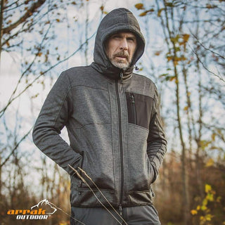 Wildlife Hood Jacket Men (Anthracite) - Arrak Outdoor USA
