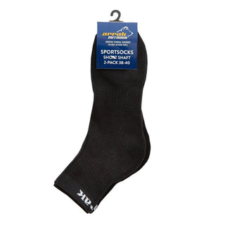 Arrak Outdoor's Short-Staff Sock (Black) - Arrak Outdoor USA