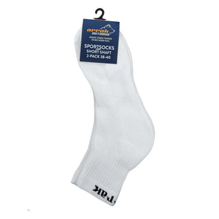 Arrak Outdoor's Short-Staff Sock (White) - Arrak Outdoor USA